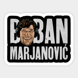 Boban Marjanovic Dallas Stack Sticker